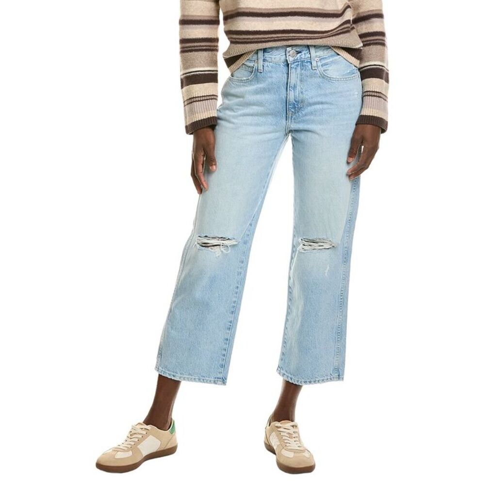 Amo Denim Womens Amo Billie Sunburn Relaxed Jean, Blue